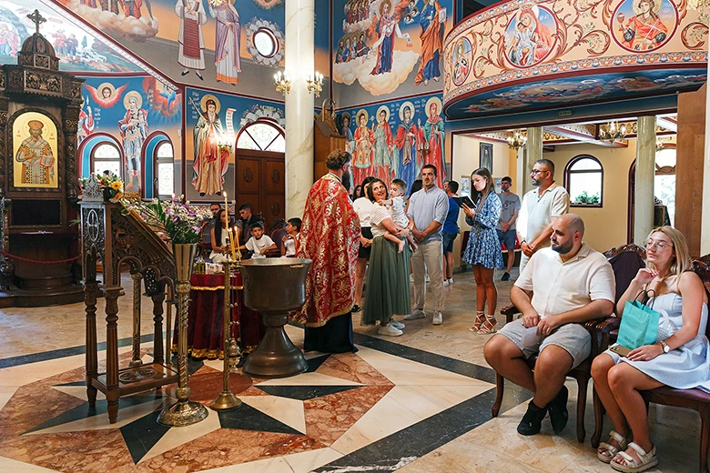Кръщене в Храм "Св. Климент Охридски" Пловдив.