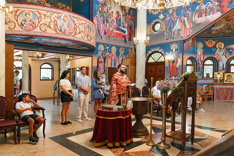 Кръщене в Храм "Св. Климент Охридски" Пловдив.